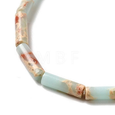 Synthetic Imperial Jasper Dyed Beads Strands G-D077-B01-14-1
