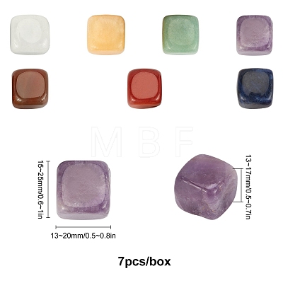 Chakra Gemstone Beads G-P001-18-1