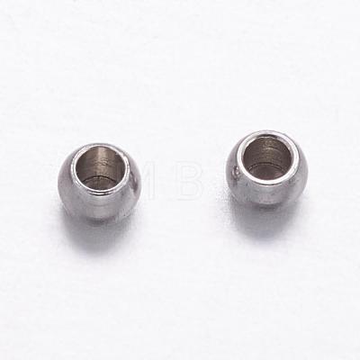 Tarnish Resistant 201 Stainless Steel Spacer Beads STAS-K146-055-1