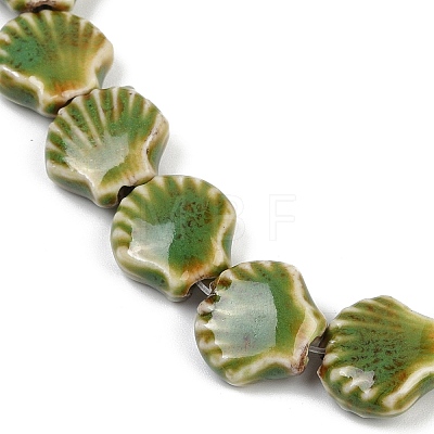 Handmade Porcelain Beads Strands PORC-Q002-01A-08-1