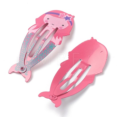 Baking Paint Iron Snap Hair Clips PHAR-B0002-27C-1