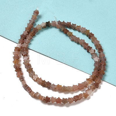 Natural Purple Aventurine Beads Strands G-G085-B24-01-1