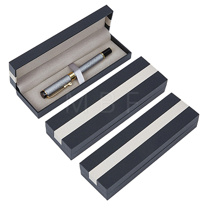 Plastic Pen Gift Packing Boxes CON-WH0001-86A-1