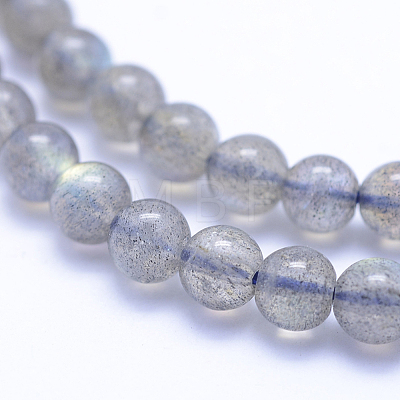 Natural Labradorite Beads Strands G-P342-09A-5mm-A++-1
