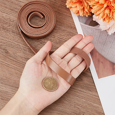 2M Flat Leather Cord LC-WH0007-07B-02-1