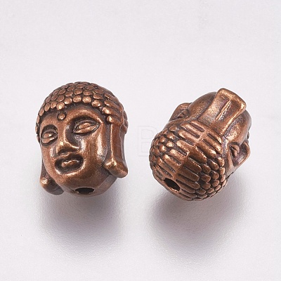 Tibetan Style Alloy Beads X-TIBEB-60542-R-FF-1