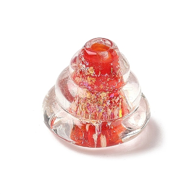 Handmade Foil Glass Beads LAMP-K039-44-1