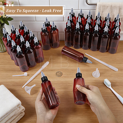 36Pcs Plastic Squeeze Bottles AJEW-WA0003-54-1