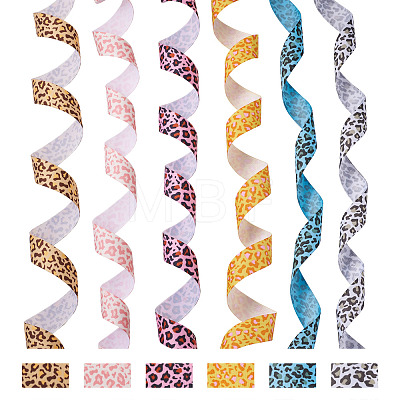 Leopard Printed Grosgrain Ribbons OCOR-TA0001-25-1