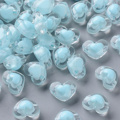 Transparent Acrylic Beads TACR-S152-08A-10-1