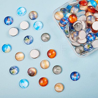 SUNNYCLUE Glass Cabochons GLAA-SC0001-03A-1