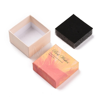 Two Tone Cardboard Jewelry Packaging Boxes CON-B007-04A-1