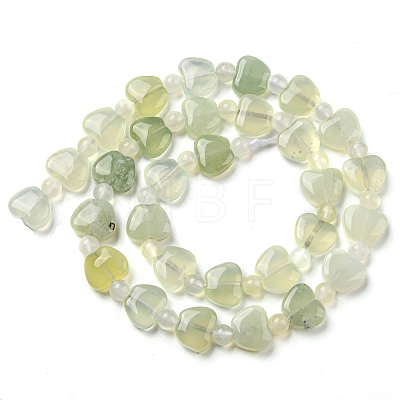 Natural New Jade Beads Strands G-C062-A06-01-1