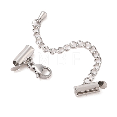 Tarnish Resistant 304 Stainless Steel Curb Chain Extender STAS-M061-05P-01-1