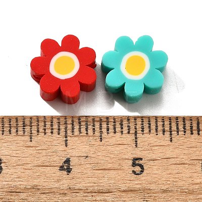 Handmade Polymer Clay Beads CLAY-R006-06-1