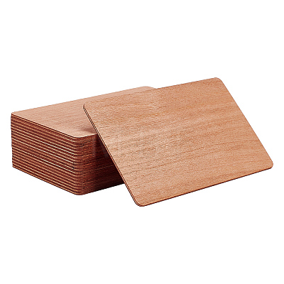 20Pcs Unfinished Wood Card Sheet WOOD-OC0004-48B-1