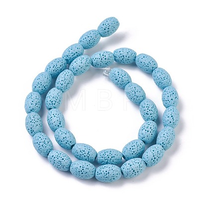 Natural Lava Rock Beads Strands G-F643-A-M-1