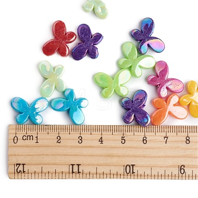 AB Color Plated Acrylic Beads PACR-R197-M-1