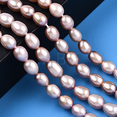 Natural Cultured Freshwater Pearl Beads Strands PEAR-N012-06W-1