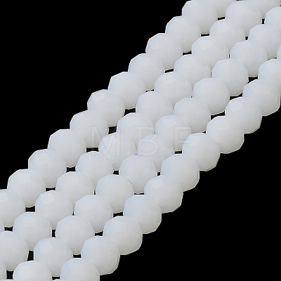 Imitation Jade Solid Color Glass Beads Strands EGLA-A034-J10mm-MD05-1