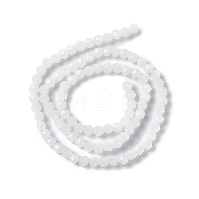 Imitation Jade Glass Beads Strands EGLA-J042-4mm-30-1