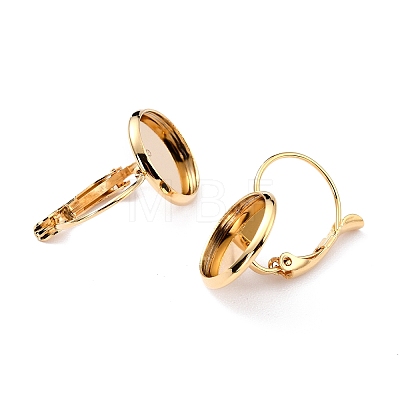 304 Stainless Steel Leverback Earring Settings LS-X-STAS-F191-03G-14mm-1