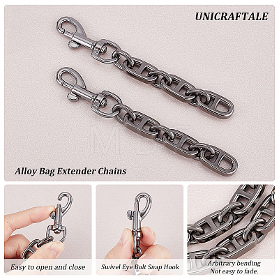Alloy Bag Extender Chains DIY-WH0304-427B-1