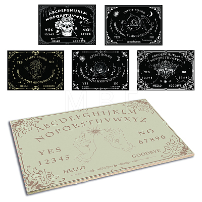Pendulum Dowsing Divination Board Set DJEW-WH0324-012-1