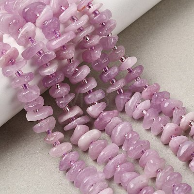 Natural Kunzite Beads Strands G-L649-C04-01-1