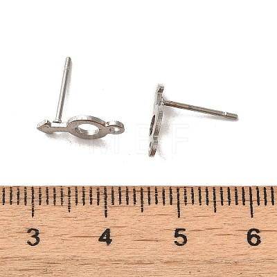 304 Stainless Steel Studs Earrings STAS-H193-04P-1