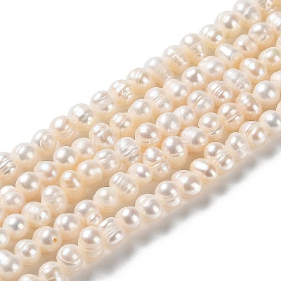 Natural Cultured Freshwater Pearl Beads Strands PEAR-E018-54-1