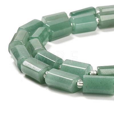 Natural Green Aventurine Beads Strands G-G068-A33-01-1