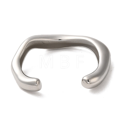 304 Stainless Steel Cuff Bangles BJEW-Q773-04P-1