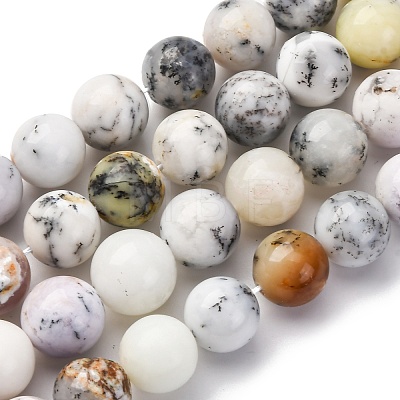 Natural Pink Opal Beads Strands G-RM250109-C5-1