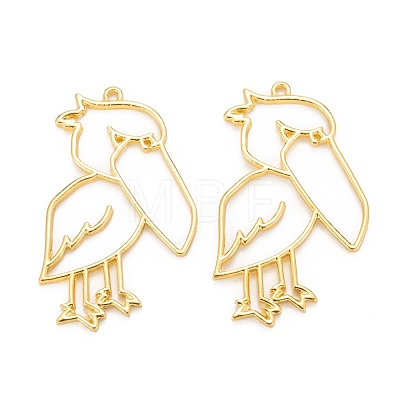 Alloy Open Back Bezel Shoebill Big Pendants FIND-A005-01G-1