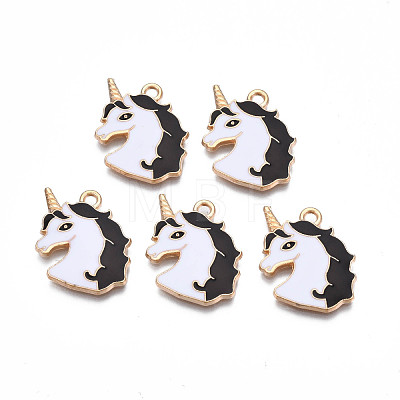 Alloy Enamel Pendants ENAM-S130-20A-1