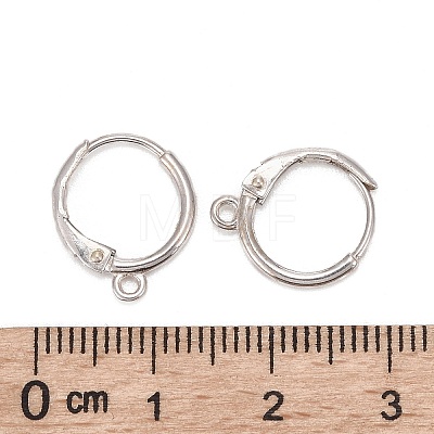 925 Sterling Silver Leverback Earring Findings STER-I017-090P-1