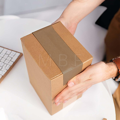 50M Kraft Paper Adhesive Tape AJEW-GF0014-26-1