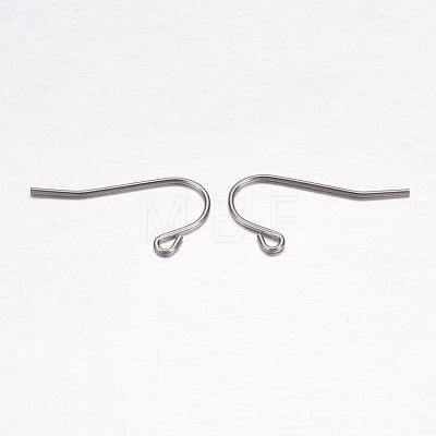 304 Stainless Steel Earring Hooks X-STAS-F117-47P-1