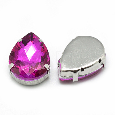 Sew on Rhinestone RGLA-T035-10x14mm-10-1