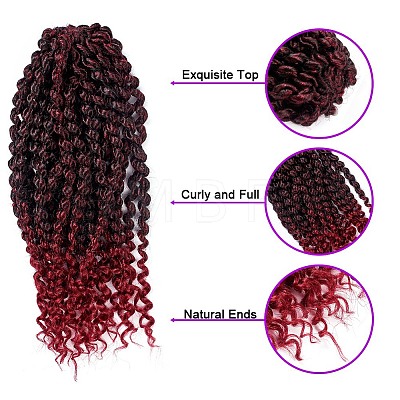 Spring Twist Ombre Colors Crochet Braids Hair OHAR-G005-10C-1