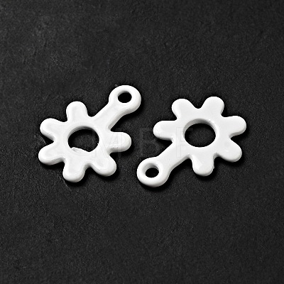 Spray Painted 201 Stainless Steel Charms STAS-G304-22E-1
