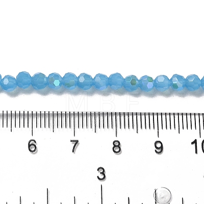 Imitation Jade Glass Beads Strands X-EGLA-A035-J4mm-L07-1
