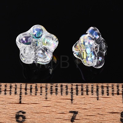 Electroplate Glass Beads Strands EGLA-T021-22A-1