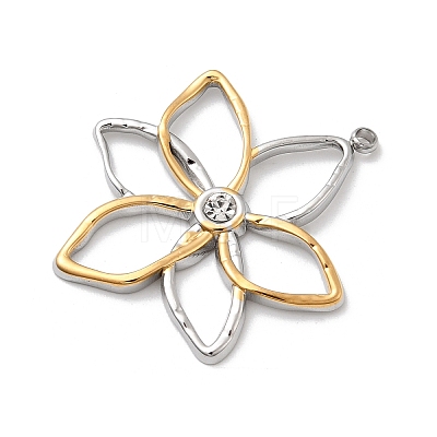 304 Stainless Steel Pendants STAS-A126-03B-GP-1