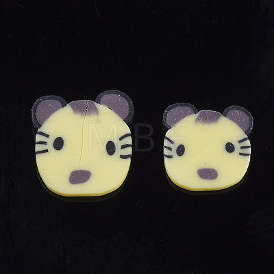 Handmade Polymer Clay Kitten Nail Art Decoration Accessories MRMJ-S046-001A-1