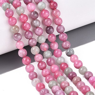 Natural Quartz Beads Strands G-N363-6mm-04-1