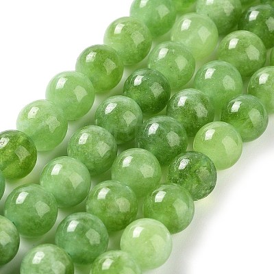 Dyed Natural Malaysia Jade Beads Strands X-G-G021-02C-04-1