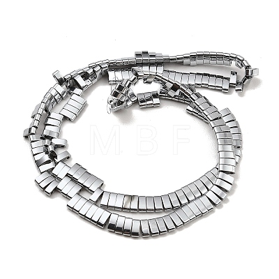 Electroplated Non-magnetic Synthetic Hematite Beads Strands G-G089-A02-09-1