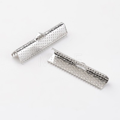 Iron Ribbon Crimp Ends E183Y-1